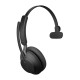 Jabra Evolve2 65 USB-A UC Mono with Charging Stand - Black Jabra Evolve2 65 USB-A UC Mono with Charging Stand - Black