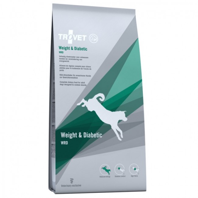 TROVET Weight & Diabetic WRD Chicken - dry dog food - 3kg TROVET Weight & Diabetic WRD Chicken - dry dog food - 3kg