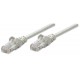 Intellinet Network Patch Cable, Cat5e, 3m, Grey, CCA, U/UTP, PVC, RJ45, Gold Plated Contacts, Snagless, Booted, Lifetime Warranty