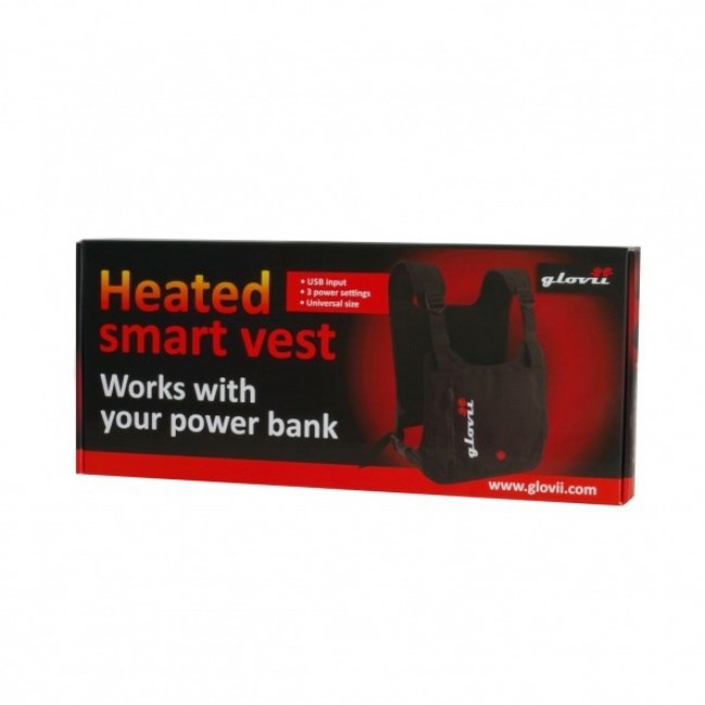 Glovii - Universelle Akku Beheizte Weste, Gr en: Uni Protective vest Skiing,Snowboarding Unisex Polyester Black Glovii - Universelle Akku Beheizte Weste, Gr en: Uni Protective vest Skiing,Snowboarding Unisex Polyester Black