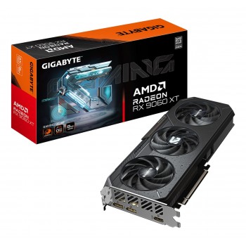 GIGABYTE Radeon RX 9060 XT GAMING OC 8G Graphics Card - 8GB GDDR6, 128bit, PCI-E 5.0, 3320 MHz Core Clock, 2 x DisplayPort, 1 x HDMI, GV-R9060XTGAMING OC-8GD