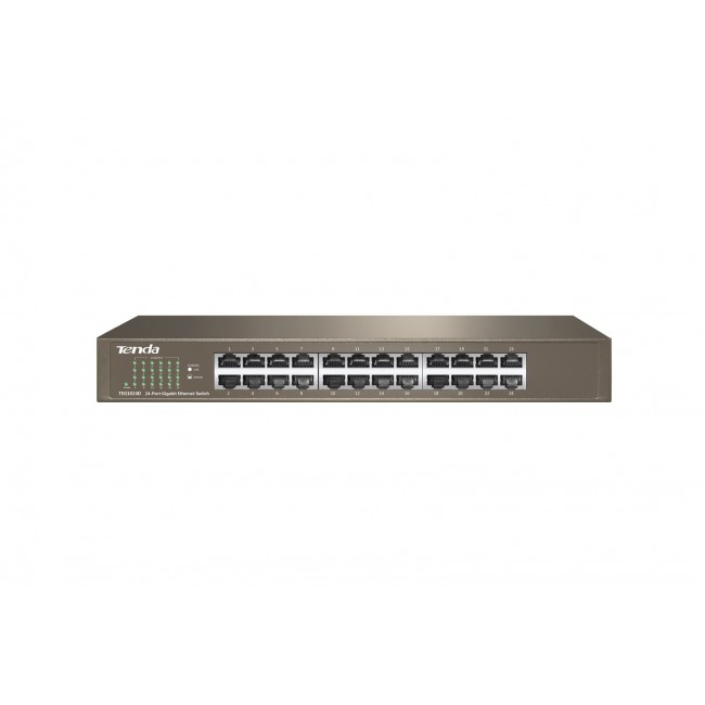 Tenda 24-port Gigabit Ethernet Switch Unmanaged Blue