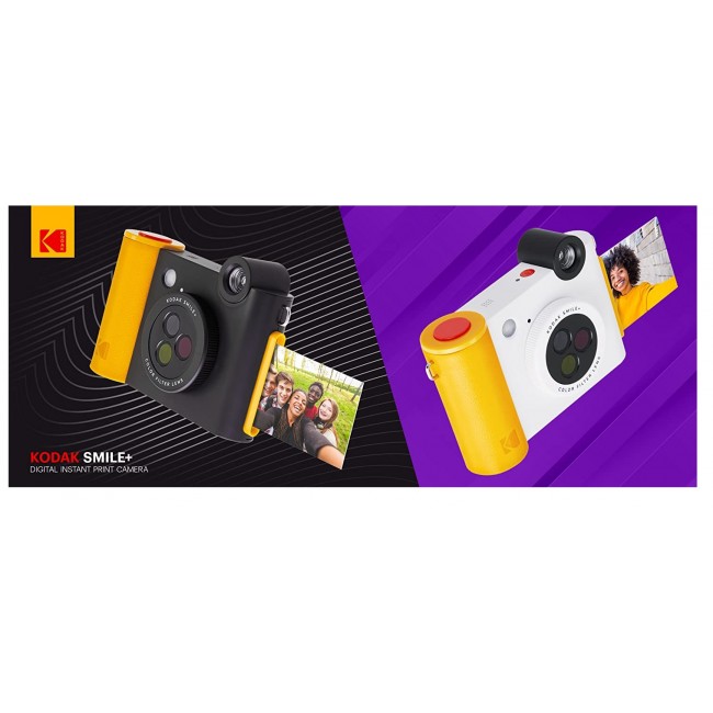 Kodak Smile+ 50.8 x 76.2 mm Black, Yellow Kodak Smile+ 50.8 x 76.2 mm Black, Yellow