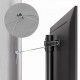 Maclean TV floor stand bracket, 32-70