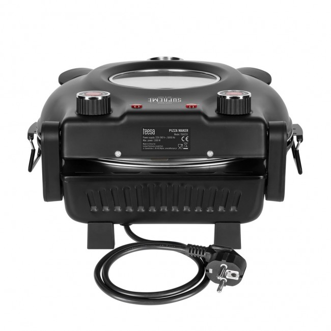 TEESA SUPREME pizza oven, 1200 W, 32 cm, window, removable stone