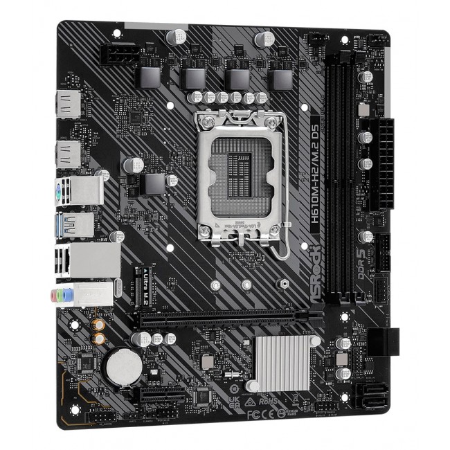 Asrock H610M-H2/M.2 D5 Intel H610 LGA 1700 micro ATX