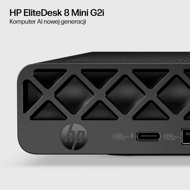 HP EliteDesk 8 Mini G2i Desktop Next Gen AI PC Copilot+ PC Intel Core Ultra 7 356H 16 GB DDR5-SDRAM 512 GB SSD Windows 11 Pro Mini PC