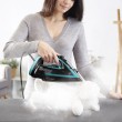 Tefal Puregliss FV8066 Dry & Steam iron Durilium AirGlide Autoclean soleplate 3000 W Black, Blue