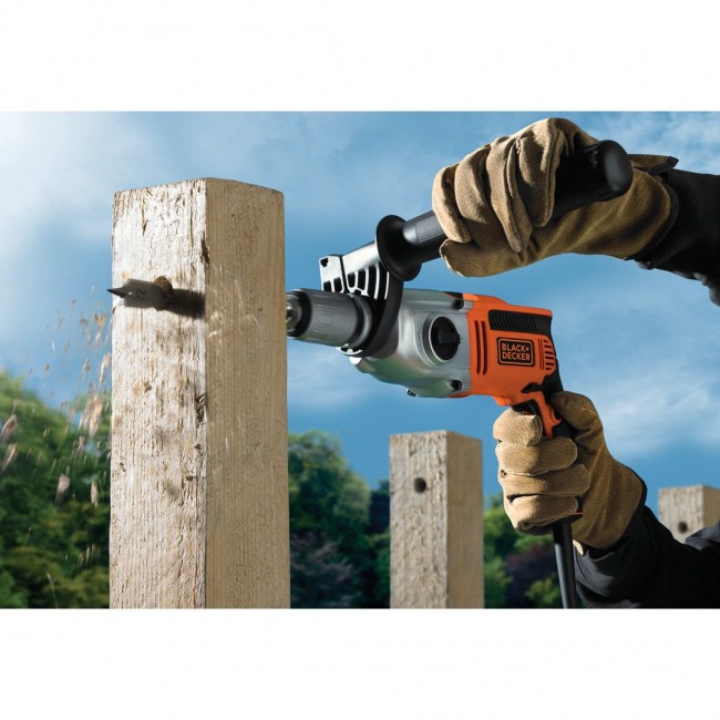 Black & Decker KR911K-QS drill Keyless Grey, Orange