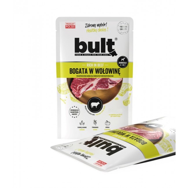 BULT Rich in beef - wet dog food - 100g BULT Rich in beef - wet dog food - 100g