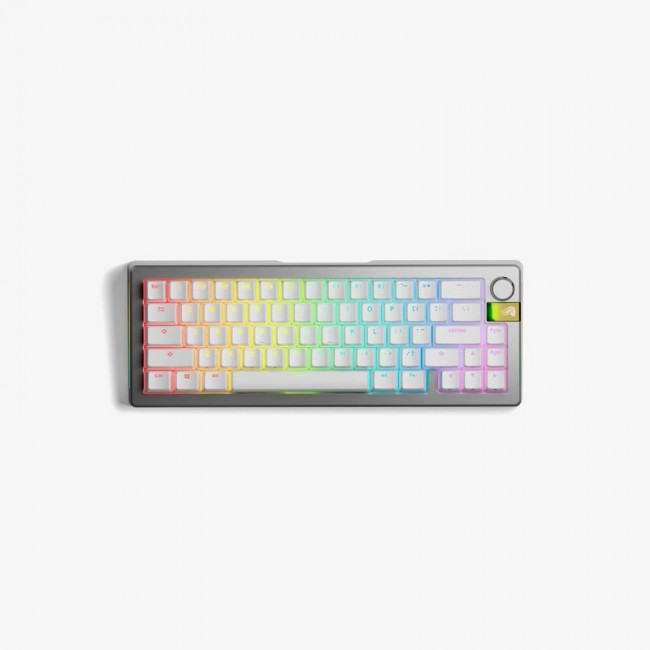 Glorious Gaming GMMK 3 PRO HE 65% Prebuilt Wireless Silver - US Glorious Gaming GMMK 3 PRO HE 65% Prebuilt Wireless Silver - US