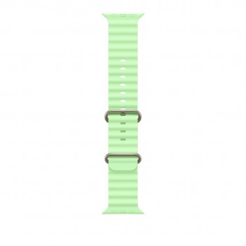 Apple Natural Titanium Finish Band Green Fluoroelastomer, Titanium