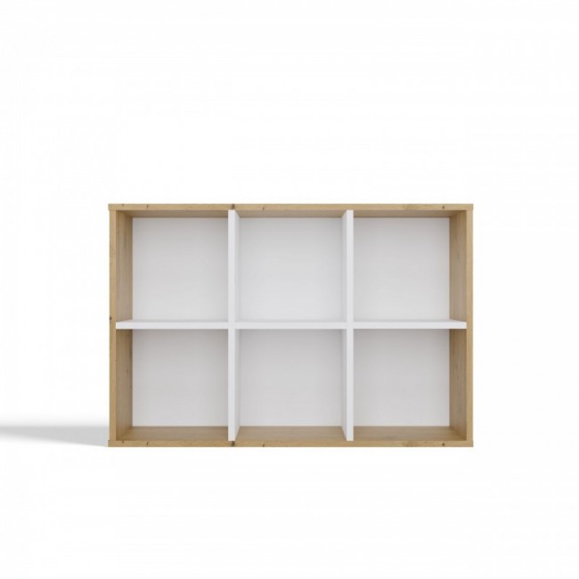 MALAX MINI 2X3 ARTISAN/WHITE BOOKCASE MALAX MINI 2X3 ARTISAN/WHITE BOOKCASE