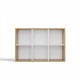 MALAX MINI 2X3 ARTISAN/WHITE BOOKCASE MALAX MINI 2X3 ARTISAN/WHITE BOOKCASE
