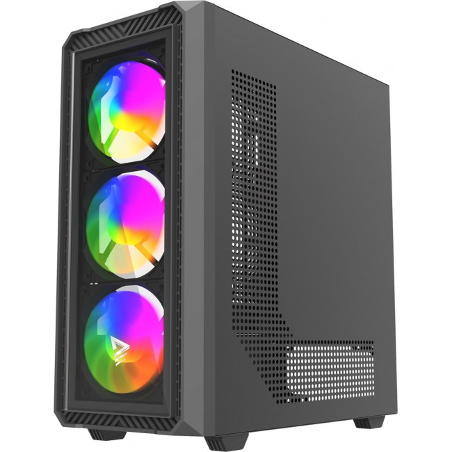 Savio Noctis Glass RGB Cube Black