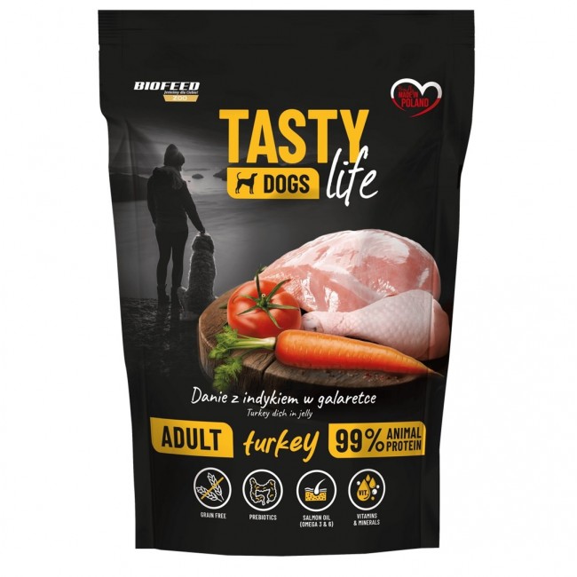 BIOFEED Tasty Dogs Life Turkey- wet dog food - 150g BIOFEED Tasty Dogs Life Turkey- wet dog food - 150g