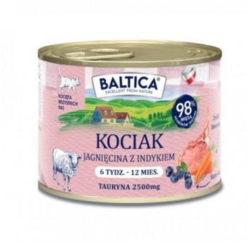 BALTICA Smaki region w Kitten Lamb with turkey - wet cat food - 185g