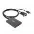 CLUB3D VGA and USB Type-A to HDMI Adapter with Pigtail M/F 0.6m/1.97ft 28AWG