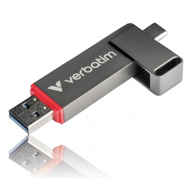 Verbatim Dual QuickStick USB flash drive 512 GB USB Type-A / USB Type-C 3.2 Gen 1 (3.1 Gen 1) Grey