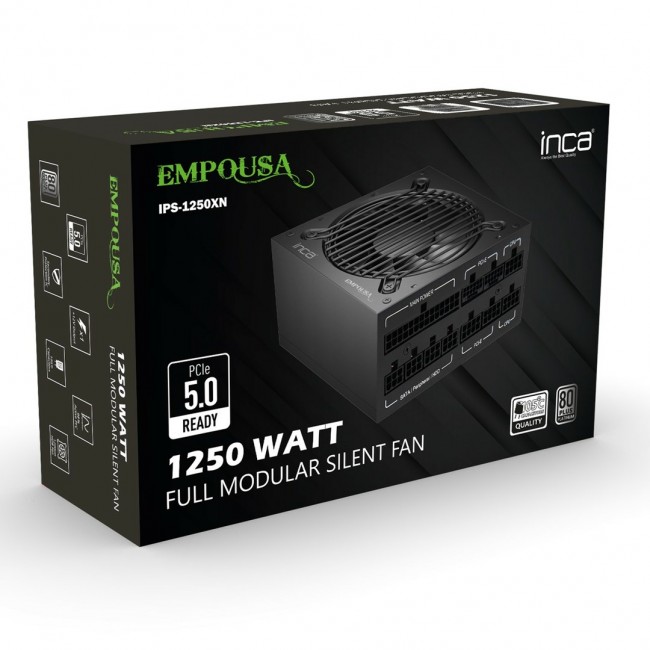 Inca IPS-1250XN power supply unit 1250 W ATX Black