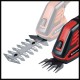 Einhell GC-CG 3,6/70 Li cordless grass shear 7 cm 3.6 V Lithium-Ion (Li-Ion) Aluminium, Black, Red