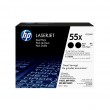 HP 55X 2-pack High Yield Black Original LaserJet Toner Cartridges HP 55X 2-pack High Yield Black Original LaserJet Toner Cartridges