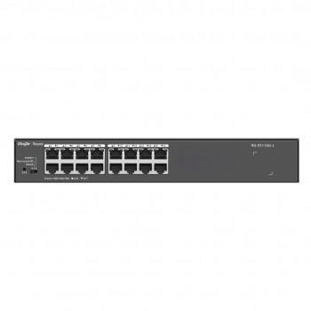 Ruijie Networks RG-ES116G-L network switch Unmanaged L2 Gigabit Ethernet (10/100/1000) Black