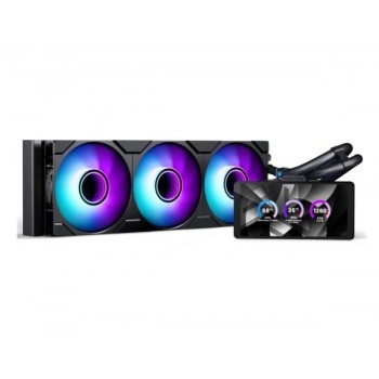 PHANTEKS Glacier One 360M25 LCD AiO-Wasserk hlung, 6-Zoll-Display - 360mm, schwarz
