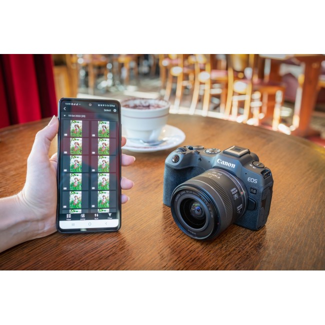 Canon EOS R8 + RF 24-50mm F4.5-6.3 IS STM Kit MILC 24.2 MP CMOS 6000 x 4000 pixels Black