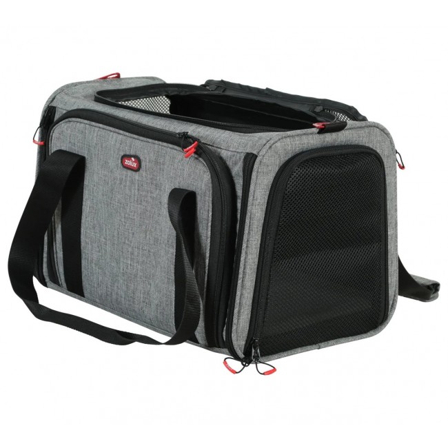 ZOLUX NOMAD M dog and cat carrier with extra space, 44 28 28 cm