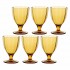 Set of 6 Amami glasses - Amber, 300 ml