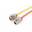 Digitus CAT 6A Keystone module, shielded with intelligent cable manager, set (24 pieces)