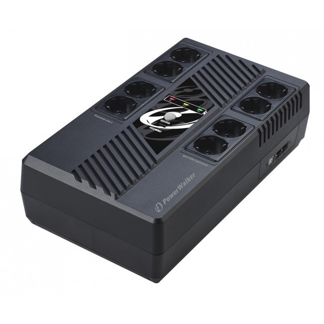 PowerWalker VI 800 MS FR uninterruptible power supply (UPS) Line-Interactive 0.8 kVA 480 W 8 AC outlet(s)