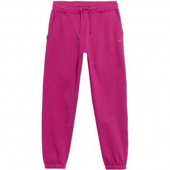 Women's trousers 4F CAS F475 dark pink 4FAW23TTROF475 53S L