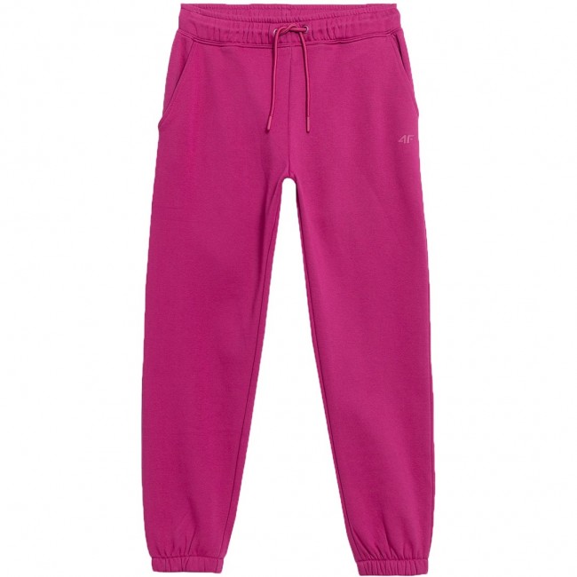 Women's trousers 4F CAS F475 dark pink 4FAW23TTROF475 53S L