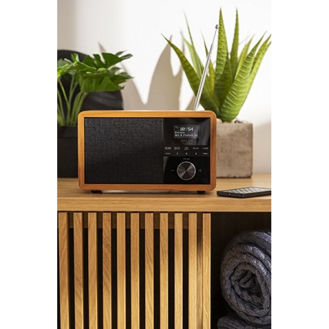 Adler AD 1184 radio Portable Digital Black, Wood