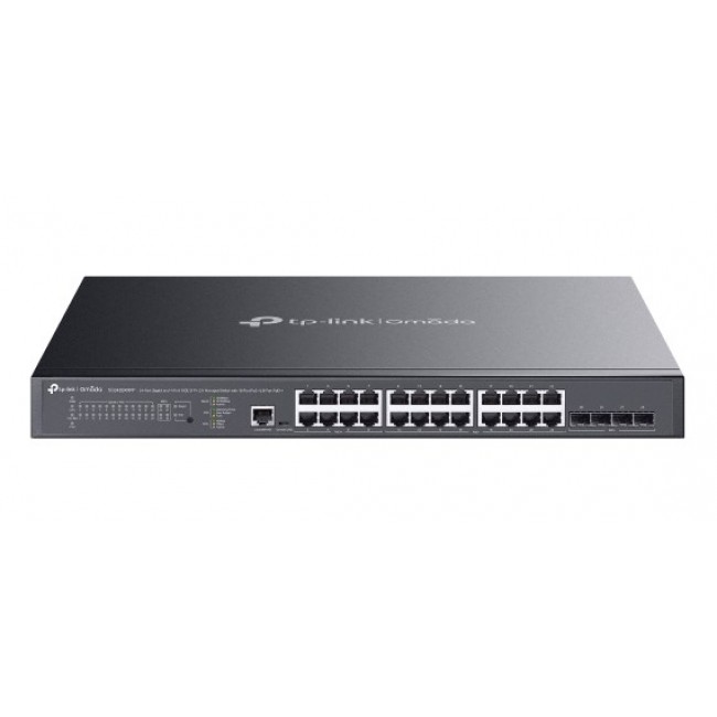 TP-Link Omada SG3428XMPP network switch Managed L2+ Gigabit Ethernet (10/100/1000) Power over Ethernet (PoE) 1U Black