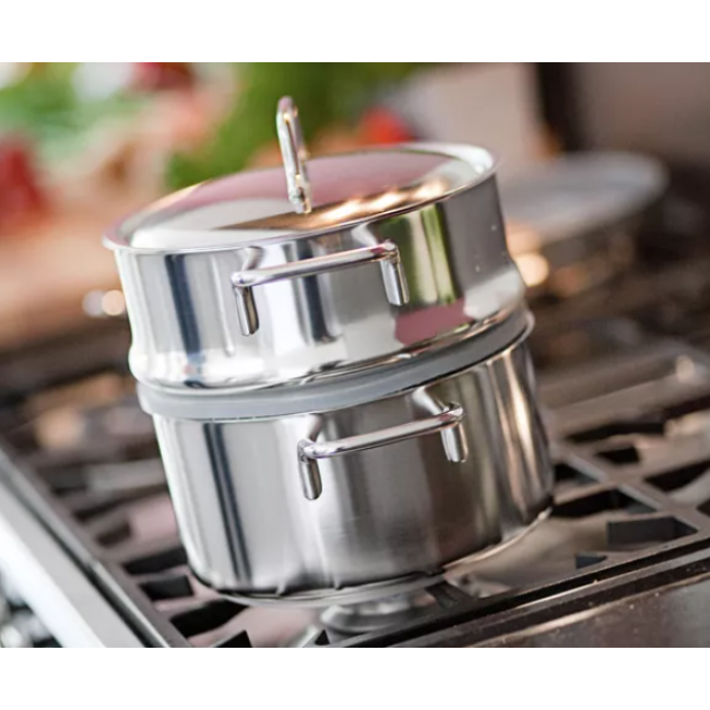 Demeyere APOLLO 7 40850-173-0 saucepan 8L Round Silver Demeyere APOLLO 7 40850-173-0 saucepan 8L Round Silver