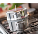 Demeyere APOLLO 7 40850-173-0 saucepan 8L Round Silver Demeyere APOLLO 7 40850-173-0 saucepan 8L Round Silver