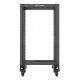 OPEN RACK 18U 600X800 BLACK LANBERG