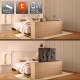 Maclean MC-866T Smart Motorized Electric TV Lift TUYA Mobile App Floor Mount Bracket Alexa Google Home 37''-80'' 60kg Cabinet VESA (EU plug)