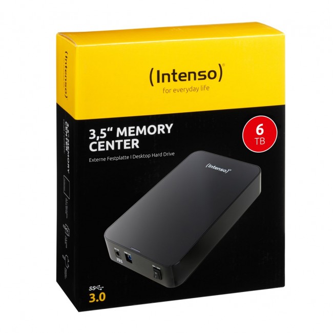Intenso Memory Center external hard drive 6 TB 5400 RPM 3.5 Intenso Memory Center external hard drive 6 TB 5400 RPM 3.5
