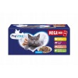 PREVITAL Mega Box Veal, salmon, liver, chicken - wet cat food - 40X100g