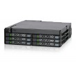 Icy Dock MB606SPO-B drive bay panel Black