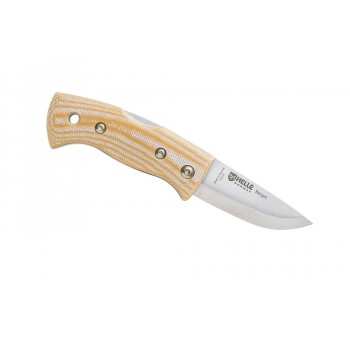 N Helle Berget Beige Canvas Micarta 12C27
