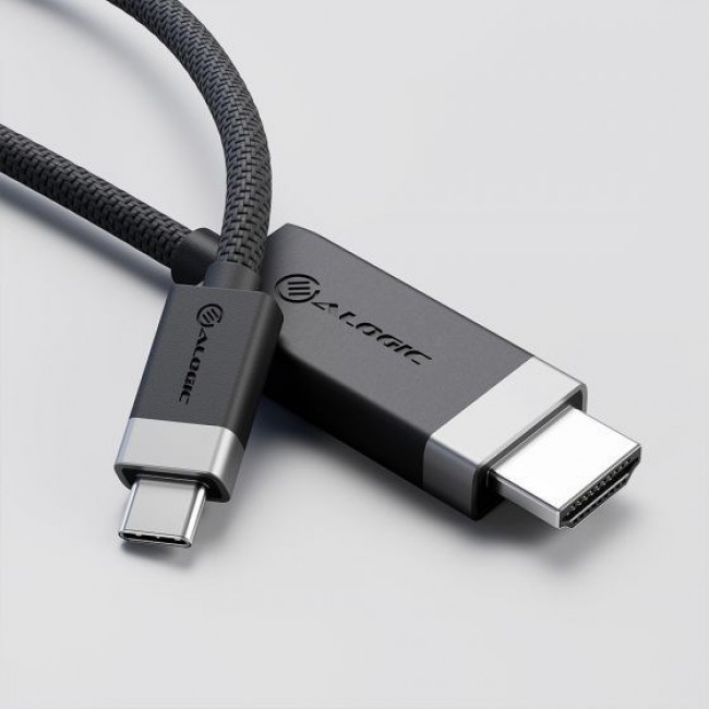 ALOGIC FUCHD2-SGR video cable adapter 2 m HDMI Type A (Standard) USB Type-C Grey
