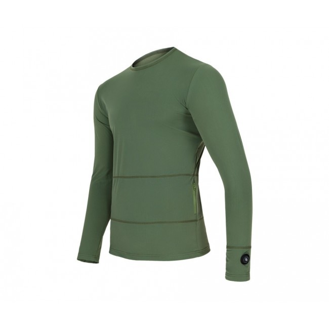 Glovii GJ1CS shirt/top T-shirt Crew neck Long sleeve Elastane, Polyester