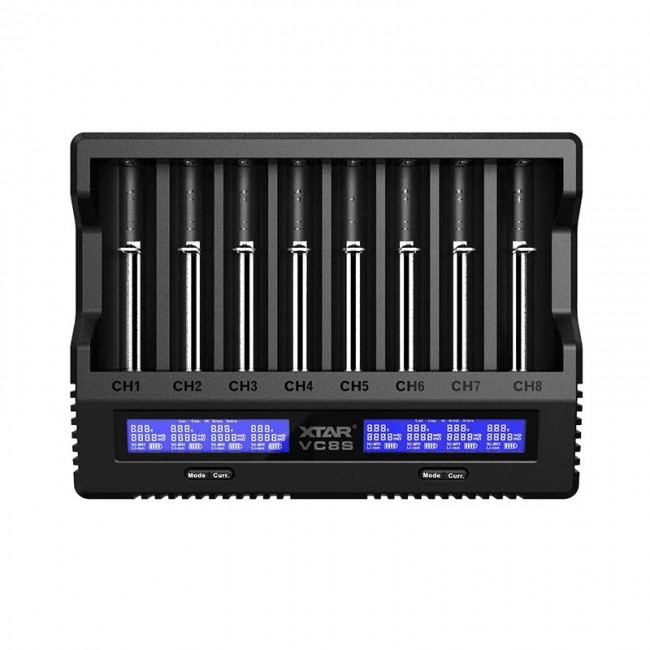 Battery charger Li-ion and NiMH - 8 slots Battery charger Li-ion and NiMH - 8 slots