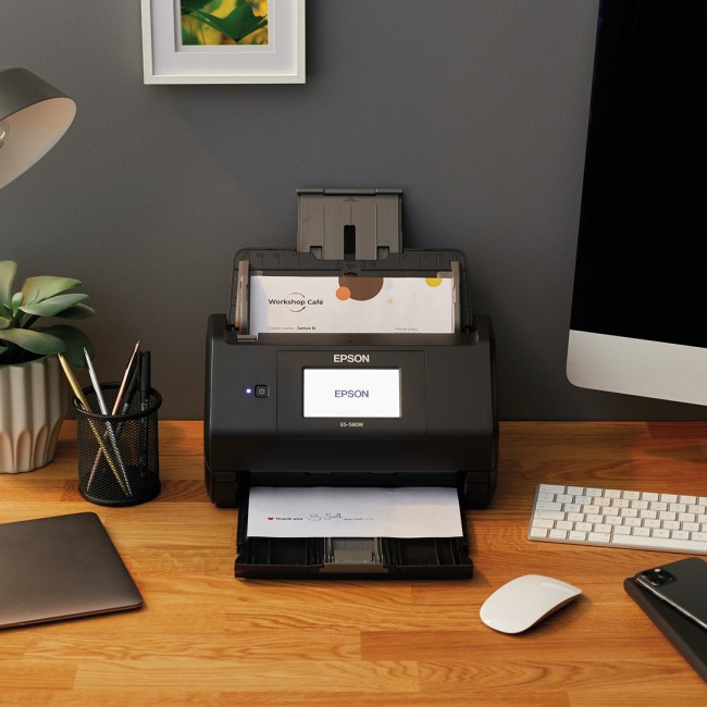 Epson WorkForce ES-580W Sheet-fed scanner 600 x 600 DPI A4 Black Epson WorkForce ES-580W Sheet-fed scanner 600 x 600 DPI A4 Black