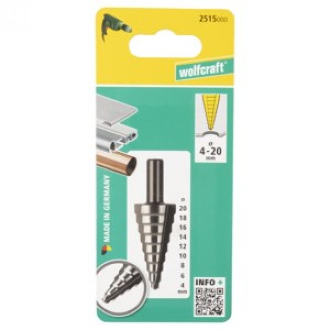 wolfcraft GmbH 4006885251502 drill bit Step drill bit 1 pc(s) wolfcraft GmbH 4006885251502 drill bit Step drill bit 1 pc(s)